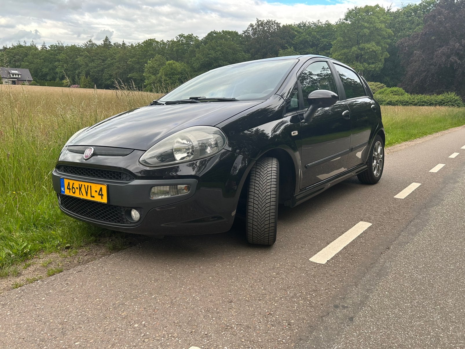 Fiat Punto 1.4 5DR 2010 | 168.000 km | APK 12/2026 |, Auto's, Voorwielaandrijving, 40 €/maand, Zwart, 4 cilinders