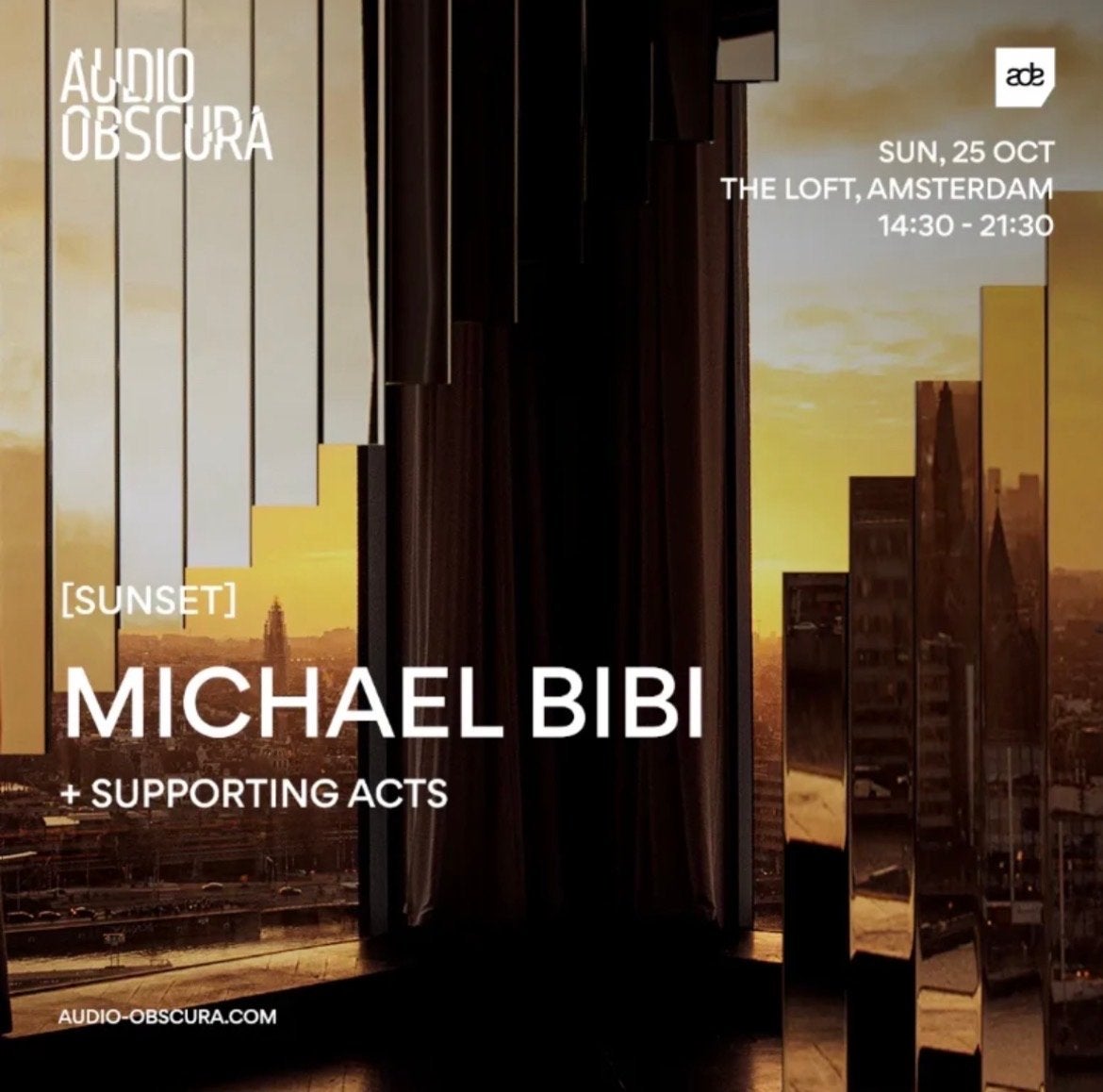 ADE Audio Obscura Loft Michael Bibi, Tickets en Kaartjes, Eén persoon, Oktober