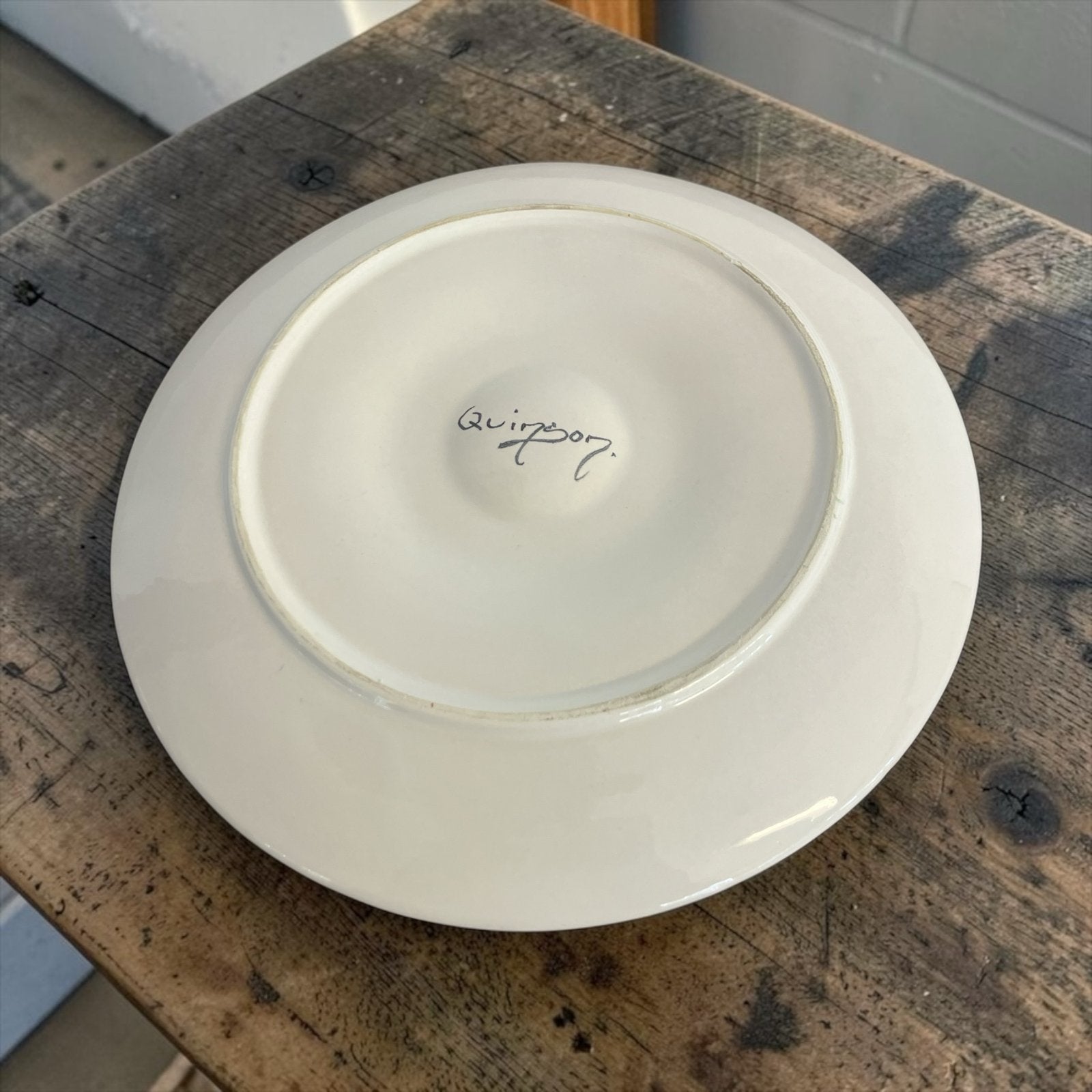 Paulette Quinson Majolica Oesterbord - Frankrijk 1960, Ophalen of Verzenden