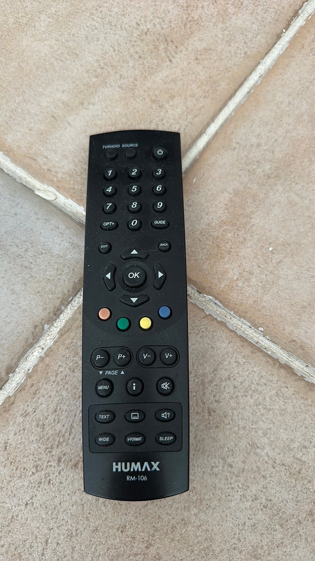Humax afstandsbediening RM_106, Ophalen of Verzenden, Gebruikt