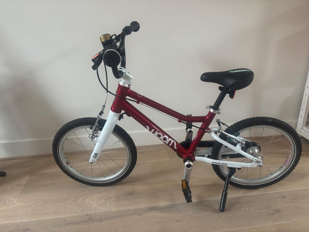 Kinderfiets Woom 3, Fietsen en Brommers, Fietsen | Kinderfietsjes, Ophalen, Zo goed als nieuw, Minder dan 16 inch, Woom