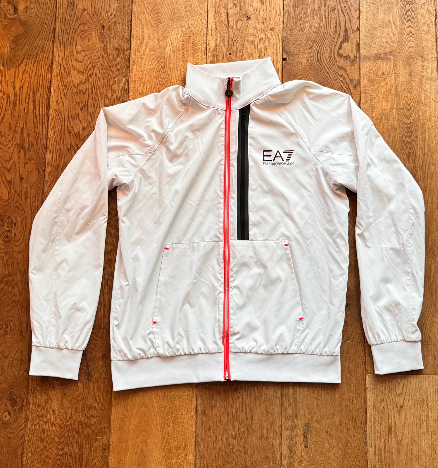 Emporio Armani EA7 lichte zomerjas maat L, Kleding | Heren, Ophalen of Verzenden, Zo goed als nieuw, Maat 52/54 (L), Wit
