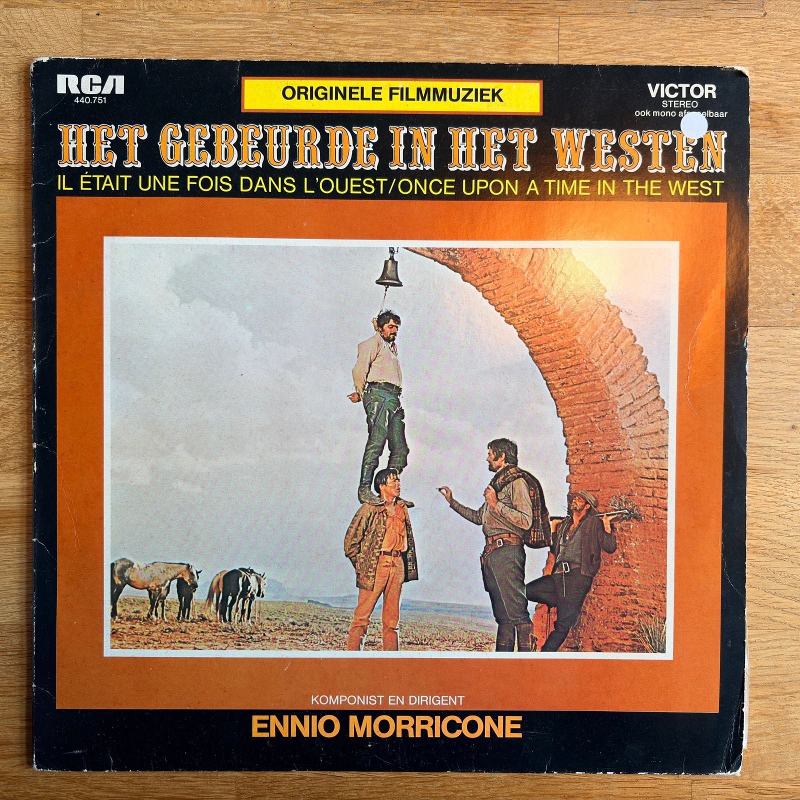 Ennio Morricone - Het Gebeurde In Het Westen LP, Ophalen, LP, Gebruikt, Filmmuziek en Soundtracks