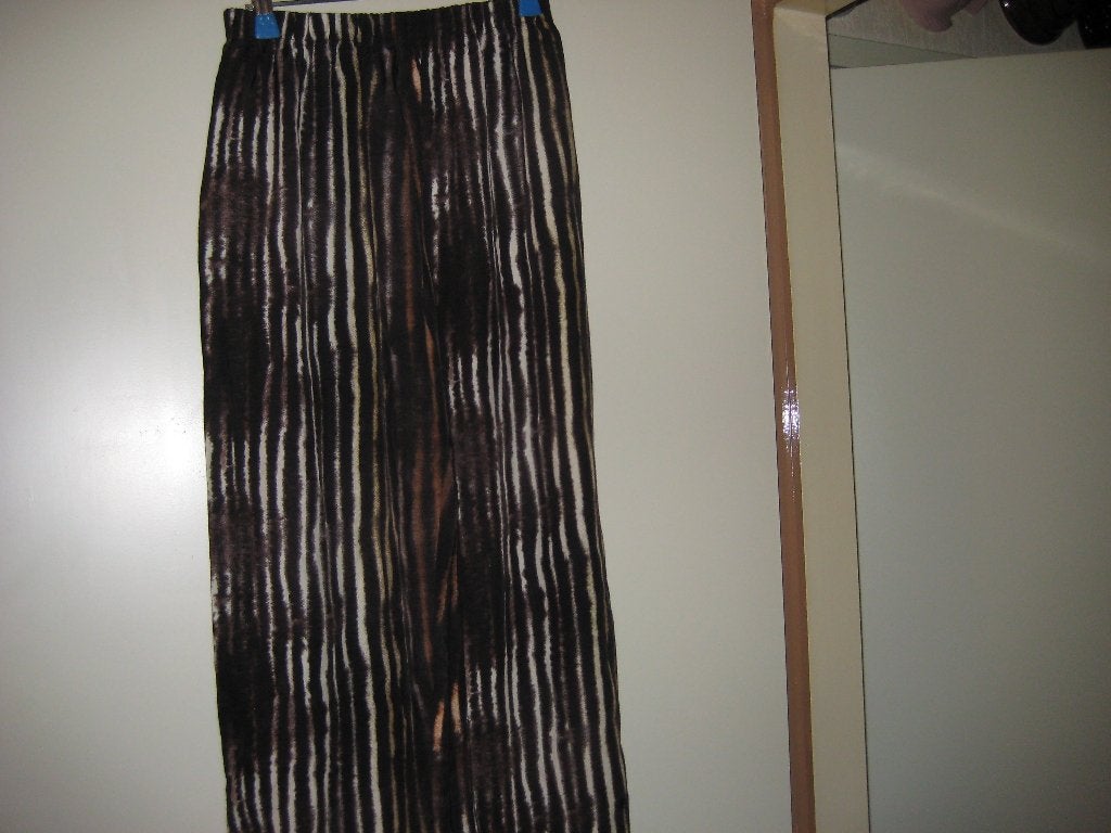 Bruin/beige gestreepde broek, 40, Berger du Nord(97), Maat 38/40 (M), Overige kleuren, Ophalen of Verzenden, Zo goed als nieuw