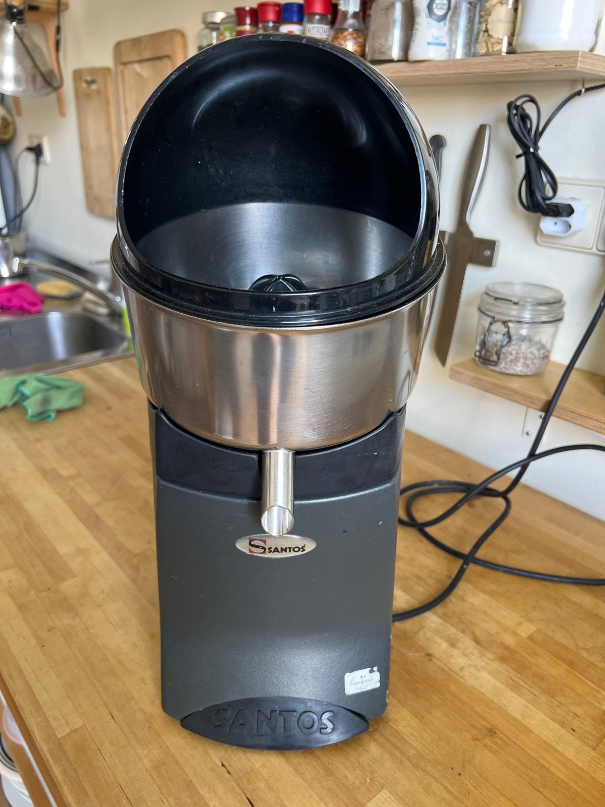 Santos Citruspers Type 52 Professioneel - Gebruikt, Minder dan 1 liter, Ophalen, Gebruikt, 1 snelheid