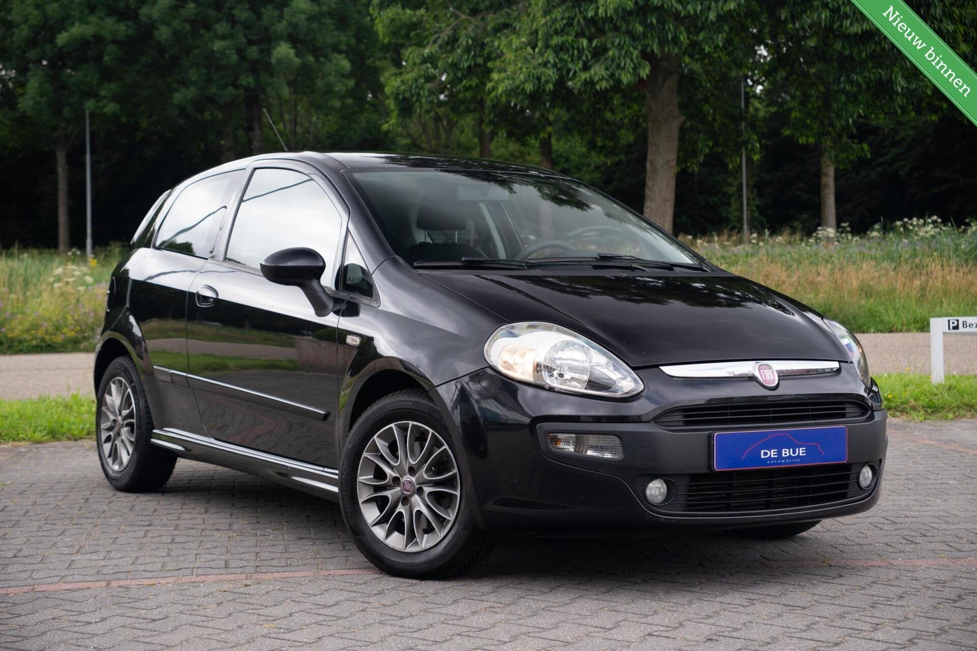 Fiat Punto Evo 1.3 M-Jet Dynamic|Airco|Cruise|NAP|nieuwe APK, Auto's, Euro 5, Stof, Gebruikt, Zwart