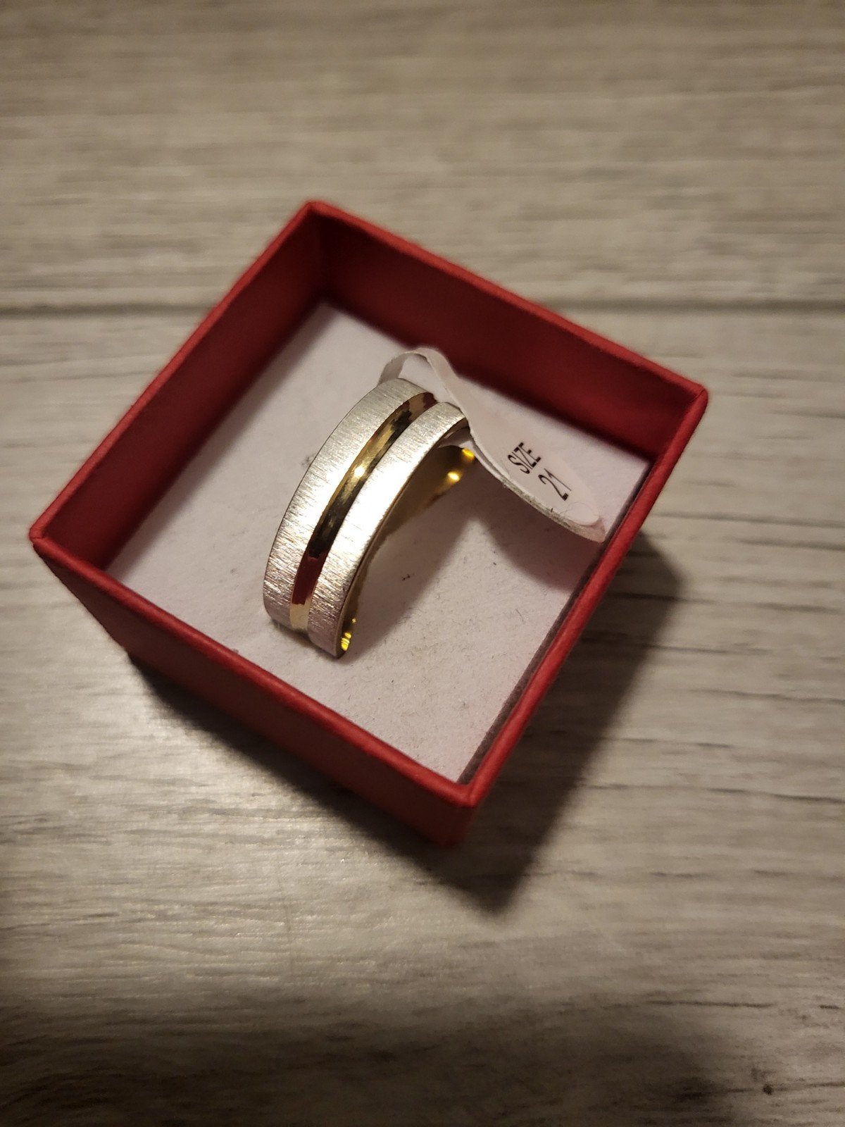 Nieuwe ring, maat 21, 20 of groter, IJzer of Staal, Nieuw, Ophalen of Verzenden