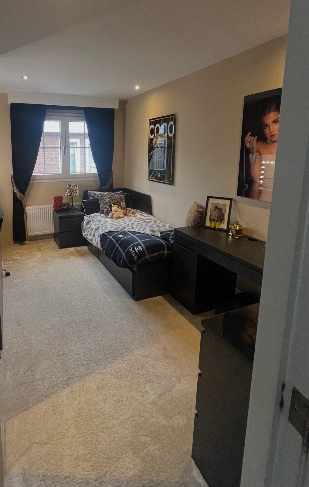 Complete kinder/tienerkamer met bed, bureau en ladekast, Ophalen, Gebruikt, Jongetje of Meisje