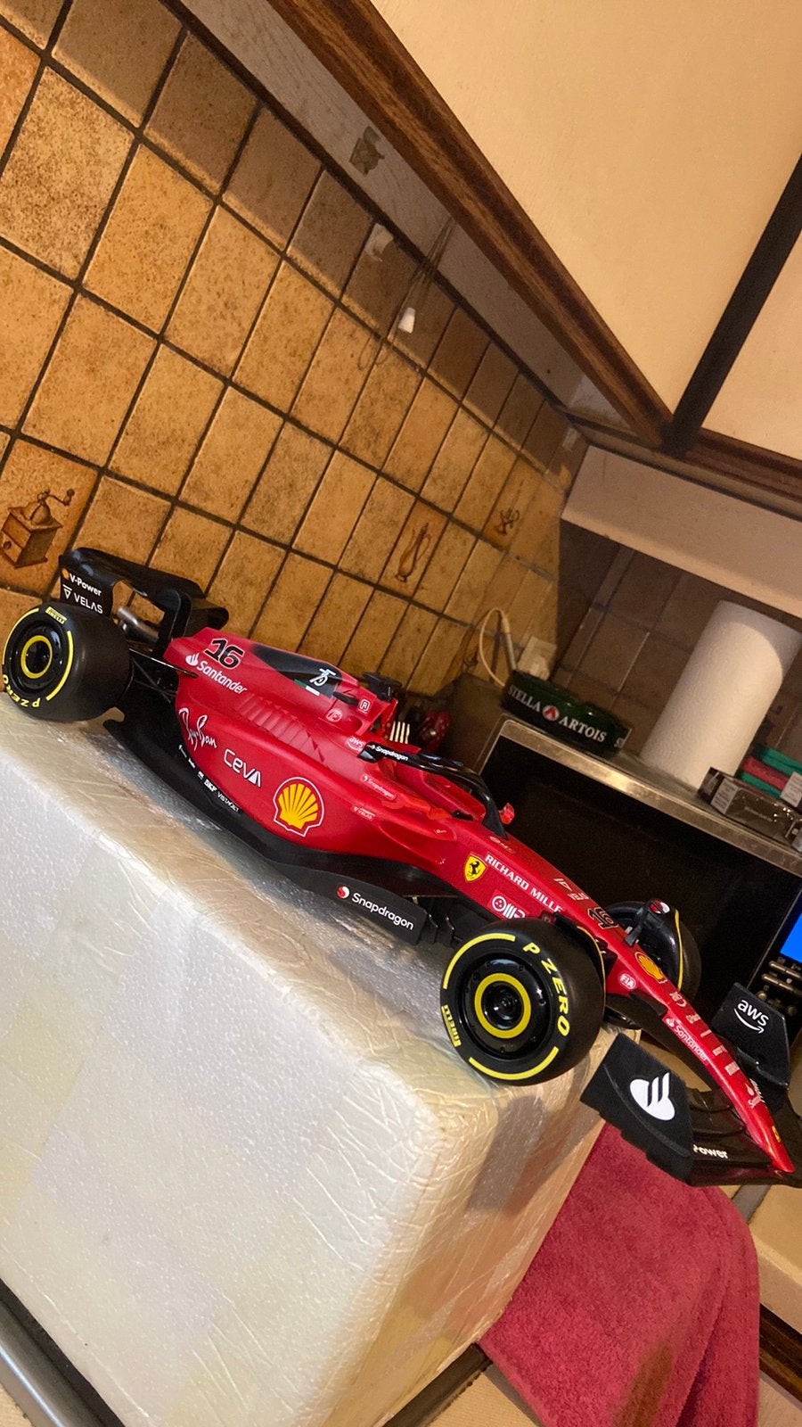 RC Formule 1 wagen 1/12 groot model NAGELNIEUW RTR, Elektro, Nieuw, Ophalen of Verzenden, Auto onroad