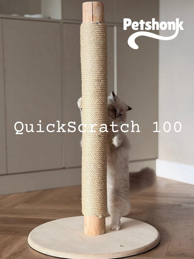 Nieuw: Krabpaal kat 100cm sisal hout makkelijk monteren, Ophalen of Verzenden, Nieuw, Krabpaal