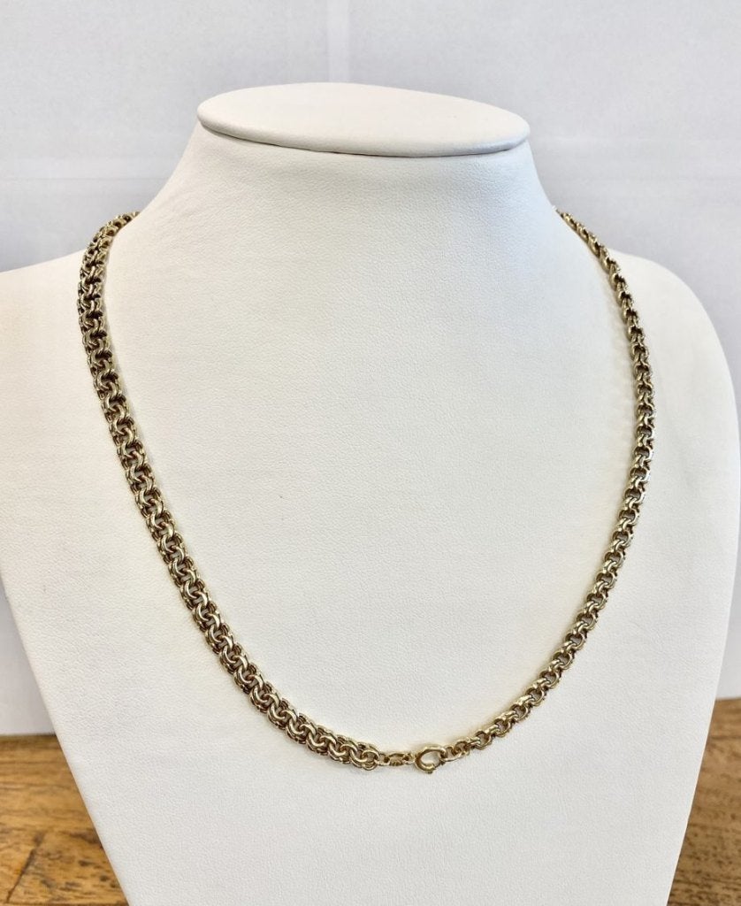 Gouden Collier Fantasieschakel 14 KRT // 31,5 gram, Ophalen of Verzenden, Zo goed als nieuw, Info@kleenedelmetalen.nl, Goud
