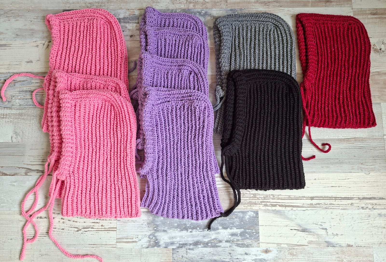 Partij van 10 balaclava's voor volwassenen, Verzenden, Nieuw, Maat 38/40 (M), Muts