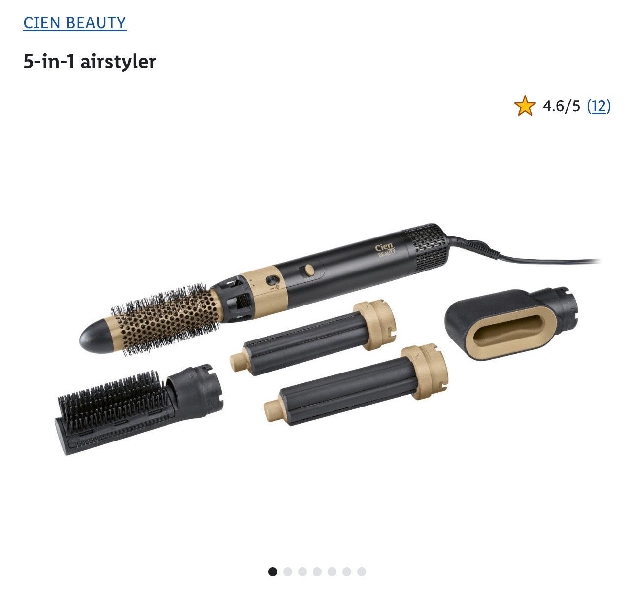Cien Beauty 5-in-1 Airstyler - Haarstyling Set, Ophalen of Verzenden, Gebruikt, Haarverzorging
