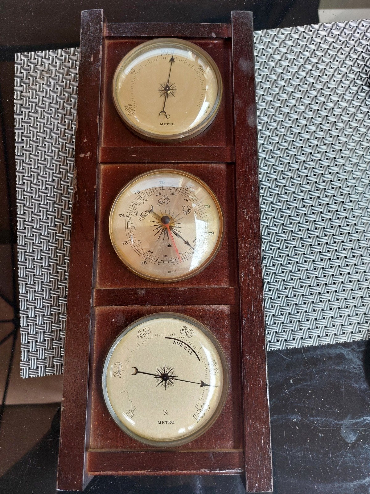 Antieke barometer ZIE BESCHRIJVING, Ophalen of Verzenden