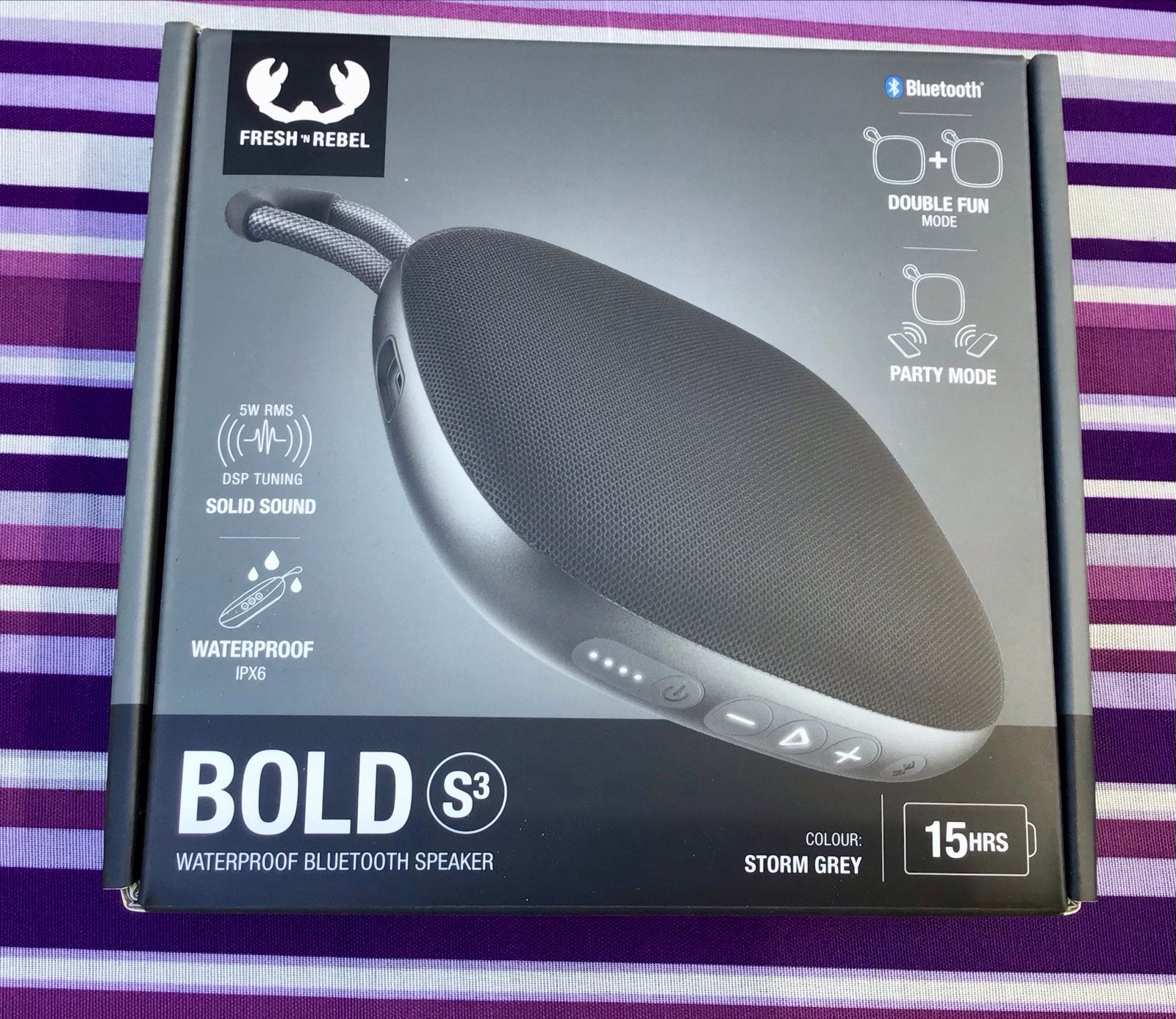Fresh 'n Rebel Bold S3 Draagbare Bluetooth Speaker, Overige merken, Nieuw, Ophalen of Verzenden, Draagbare speaker