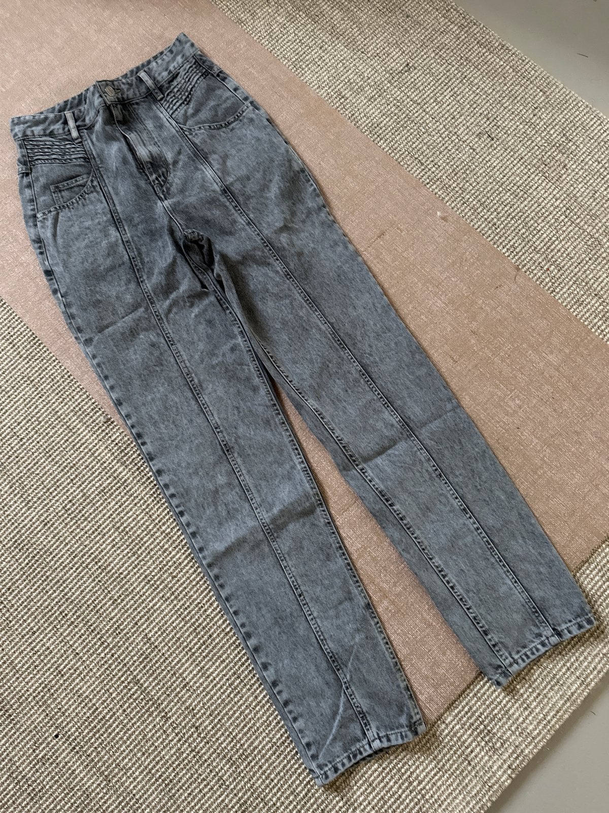 Isabel Marant jeans maat 36, Ophalen of Verzenden, Gedragen, Maat 36 (S), Grijs