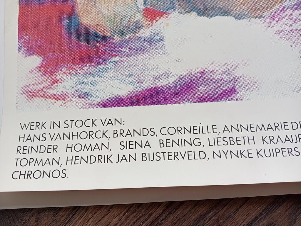 Poster affiche Igor Kucsmirak naakt erotiek 1989 Assen, Ophalen of Verzenden, A1 t/m A3