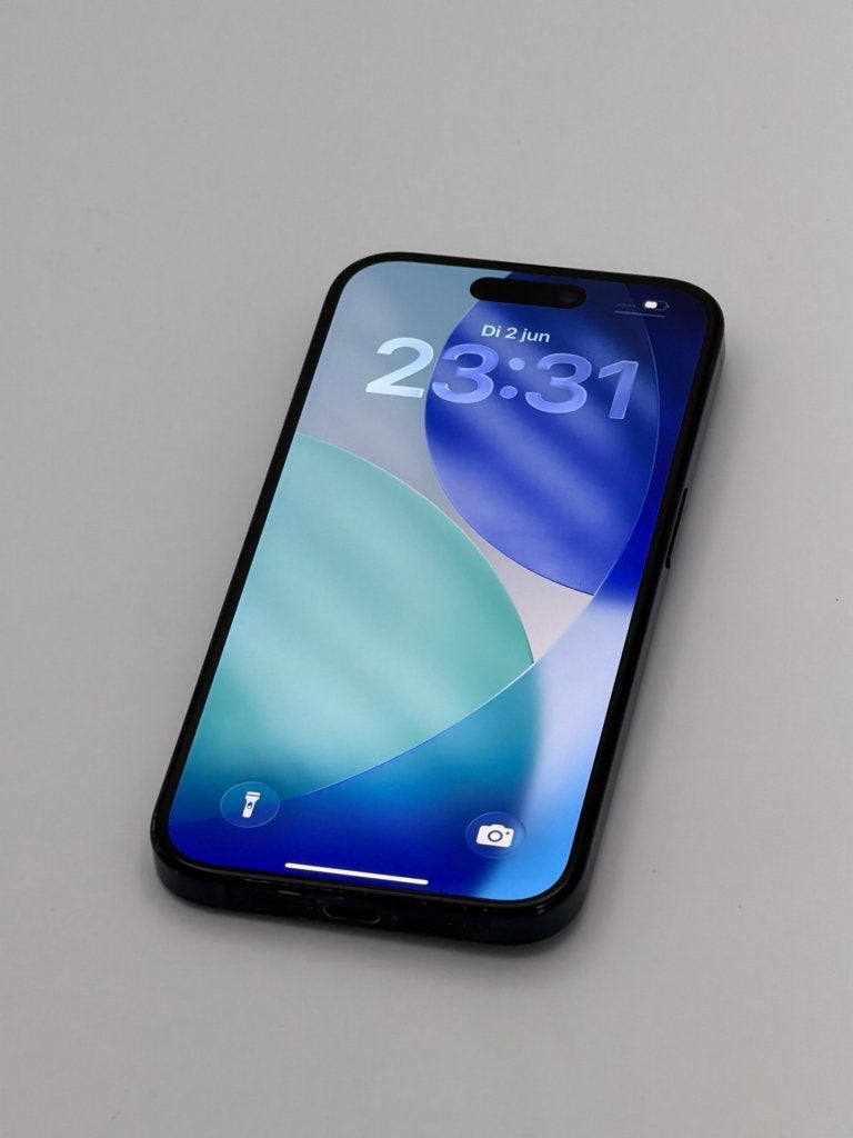 Zeer Nette iPhone 15 Pro Blue 128GB, 100% batterijconditie, Apple, Blauw, ., Ophalen of Verzenden