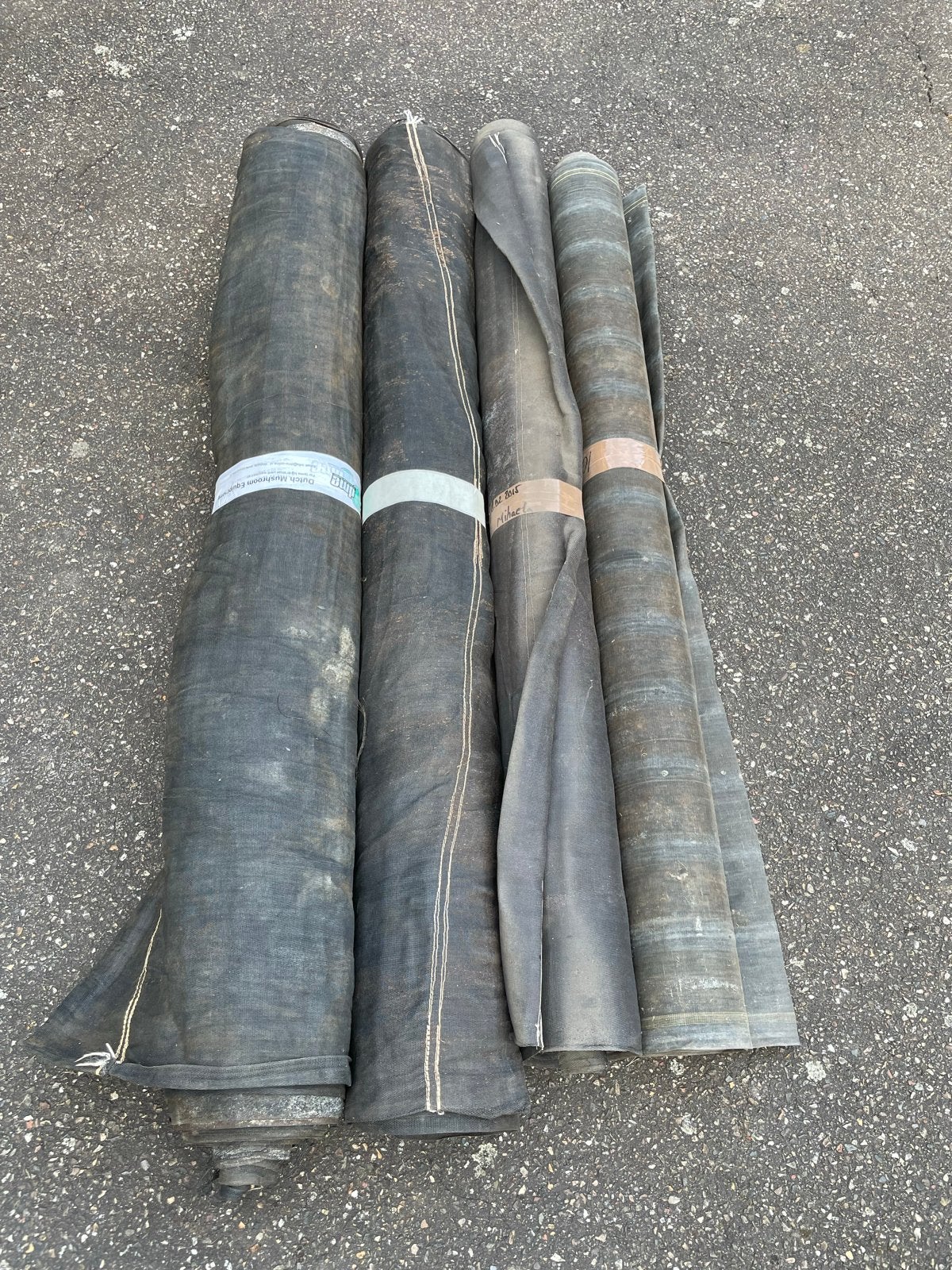 Worteldoek / winddoek - Diverse rollen, Tuin en Terras, Gras en Kunstgras, Ophalen of Verzenden, Gebruikt
