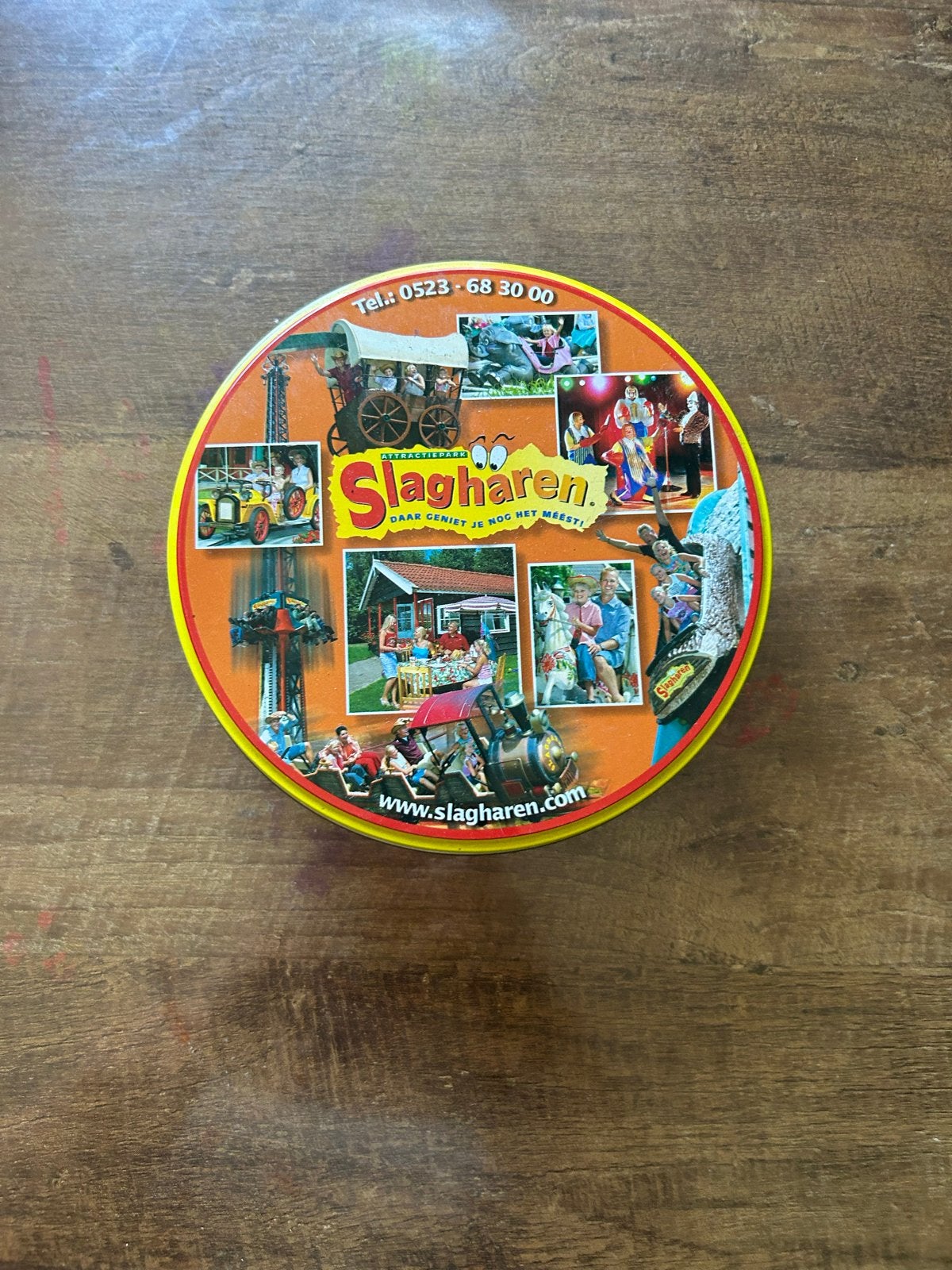 Oud blik Slagharen - Verzamelobject, Ophalen, Gebruikt, Overige, Overige merken
