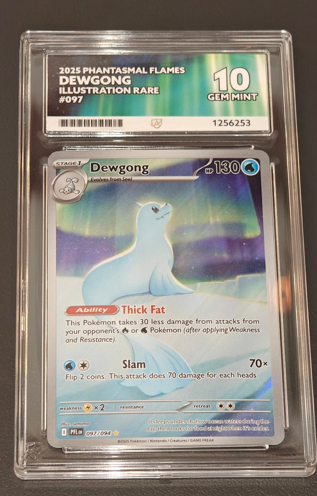 dewgong #97 - ACE 10 - pfl 97, Ophalen of Verzenden, Nieuw, Losse kaart, Foil