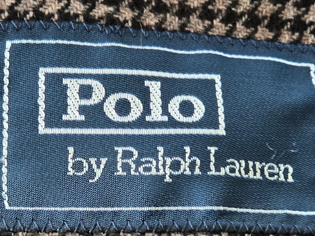 Polo By Ralph Lauren colbert super pasvorm met paars bruin, Ophalen, Bruin, Maat 48/50 (M), Polo By Ralph lauren