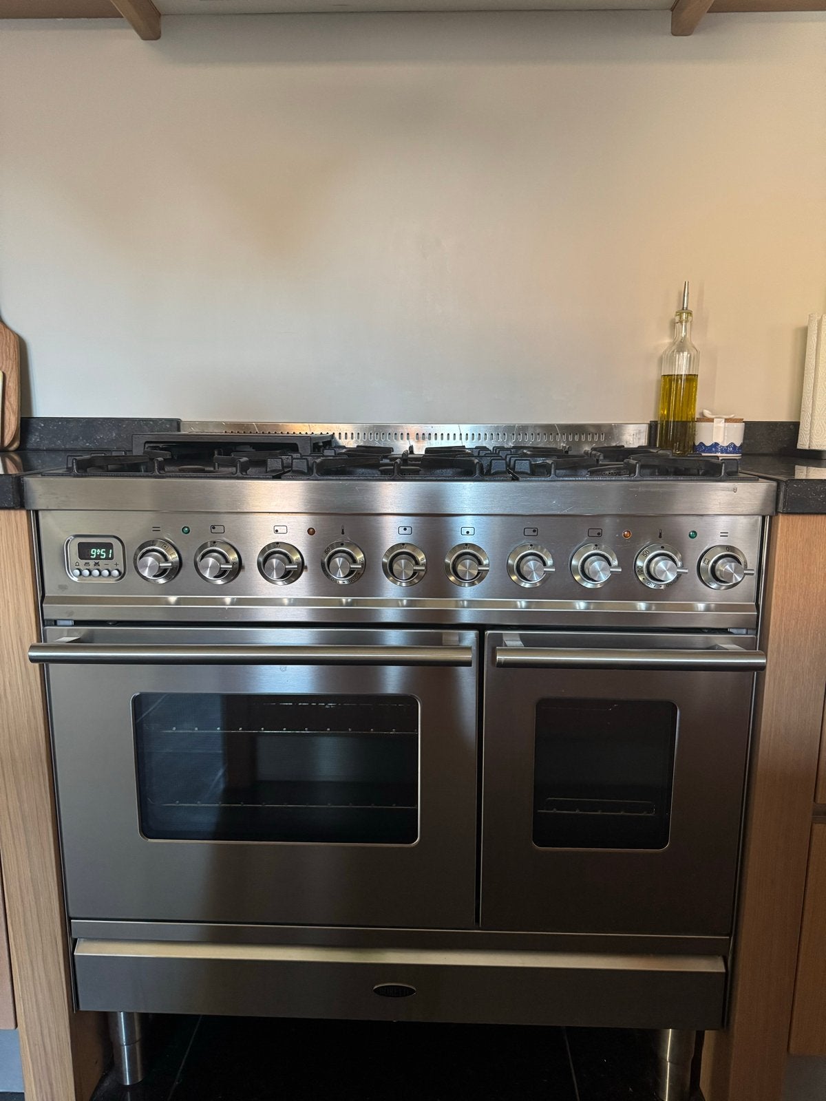 Boretti VP946IX Fornuis 90cm, Ophalen, Gebruikt, 60 cm of meer, Gas
