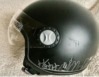 Goede Jethelm van City Hunter. Maat is M 57-58., Fietsen en Brommers, Brommerhelmen, Ophalen, Zo goed als nieuw, Medium, Overige merken