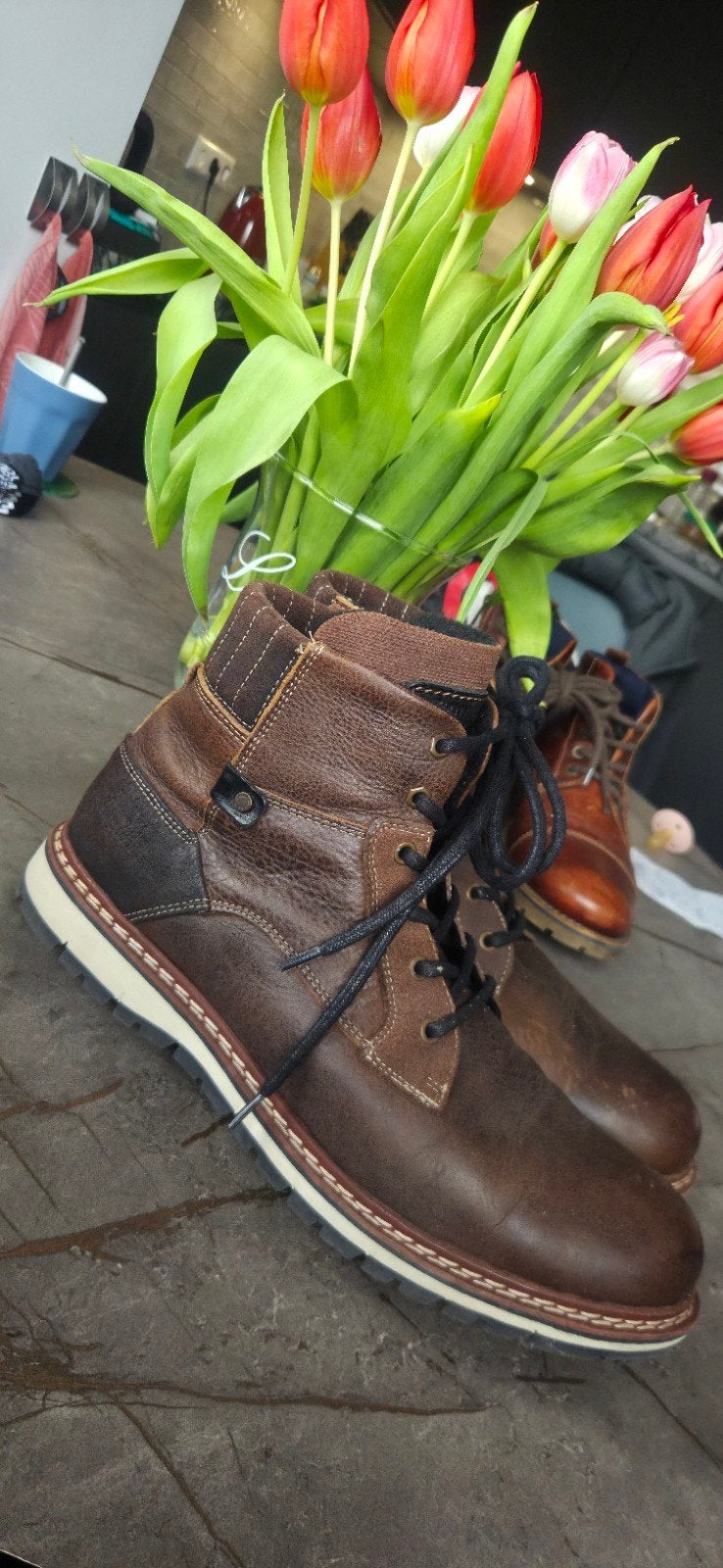 Nette bruine boots, maat 46. Human Nature., Ophalen of Verzenden, Zo goed als nieuw, Bruin, Boots