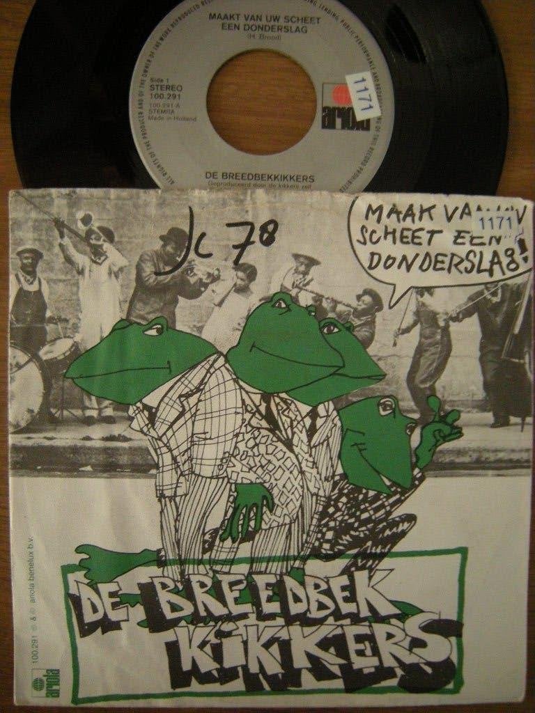 De Breedbekkikkers (Maakt Van Uw Scheet Een Donderslag), Gebruikt, 7 inch, Ophalen of Verzenden, Pop
