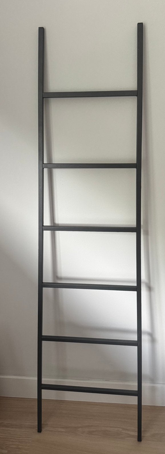 Sier ladder donkergrijs metaal, Ophalen, Gebruikt