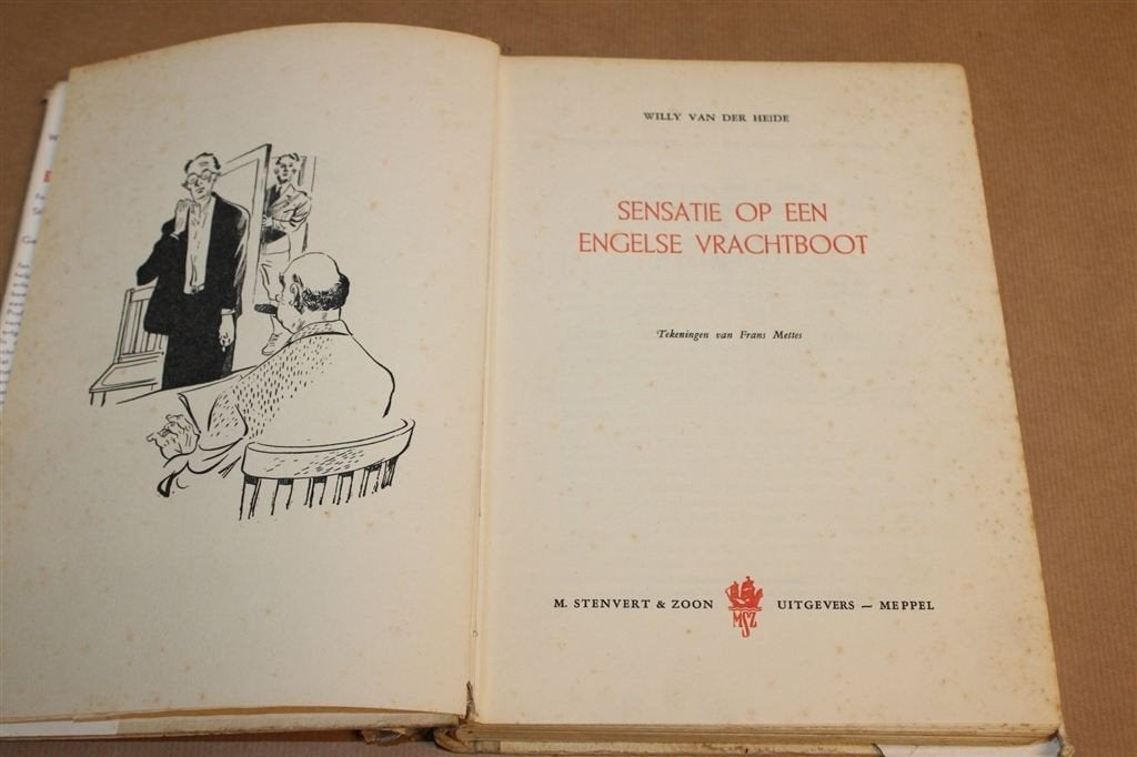 Sensatie Engelse Vrachtboot — vd Heide, Bob Evers 1e dr 1950, Ophalen of Verzenden, Gelezen