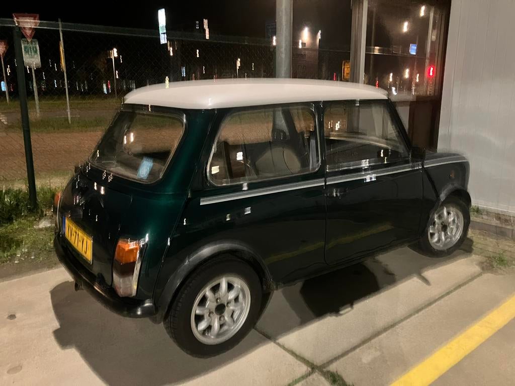 Mini 1000 1.0 E K9 1990 Groen, Voorwielaandrijving, Overige bekleding, Origineel Nederlands, 620 kg