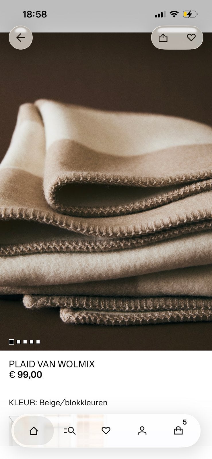Plaid nieuw hm H&m home zara, Huis en Inrichting, Ophalen of Verzenden, Nieuw, Woondeken