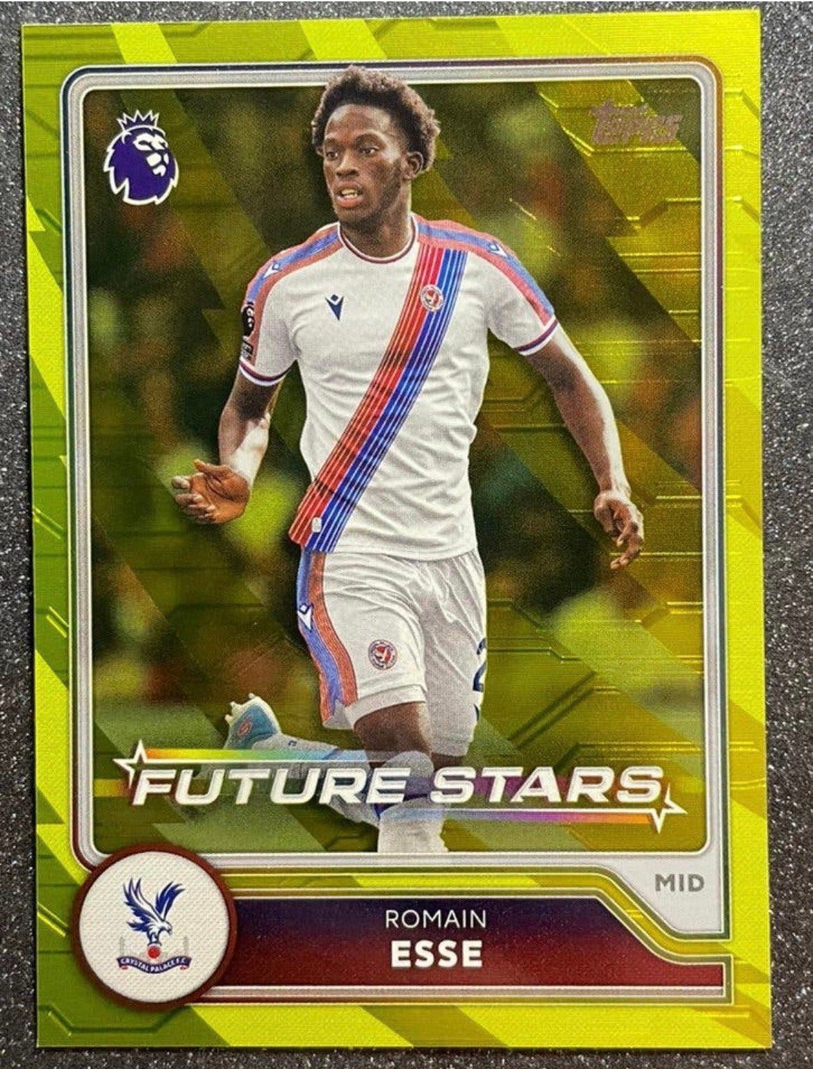 Topps Flagship Prem L 26/27 YELLOW VOLTAGE FUTURE STARS ESSE, Verzenden, Zo goed als nieuw, Plaatje