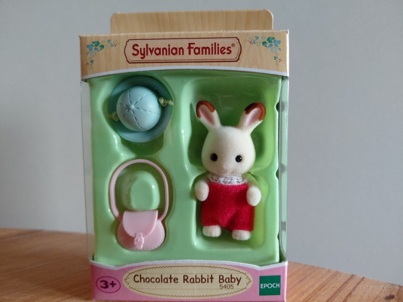 Sylvanian Families babykonijn/doos/compleet, Ophalen of Verzenden, Zo goed als nieuw