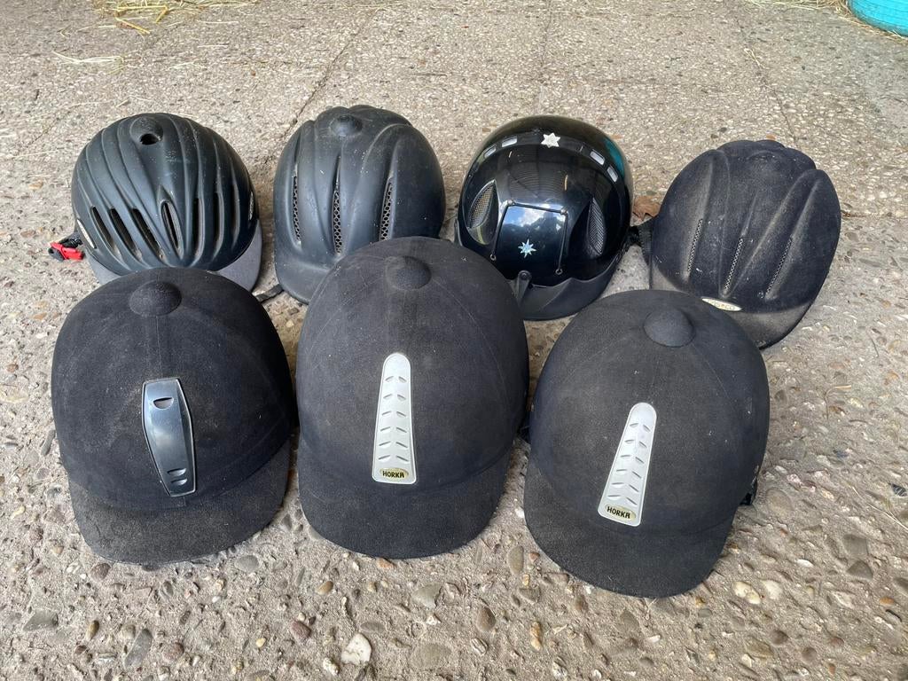 Paardrijcaps verschillende maten, cap, caps, Ophalen of Verzenden, Gebruikt, Overige soorten, Cap
