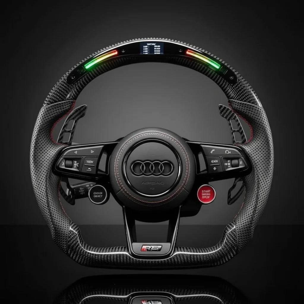 Carbon sportstuur Audi TT / TTS / TT RS en R8 (2014-2024), Auto-onderdelen, Verzenden, Nieuw, Audi