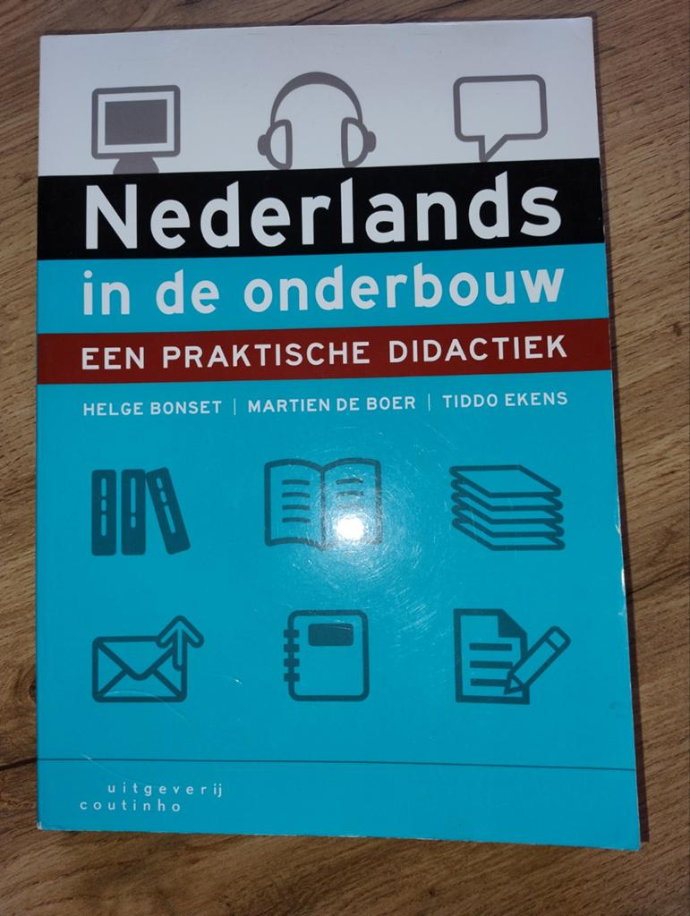 Nederlands in de onderbouw: Een praktische didactiek, Boeken, Studieboeken en Cursussen, Zo goed als nieuw, Alpha, Helge Bonset, Martien de Boer, Tiddo Ekens
