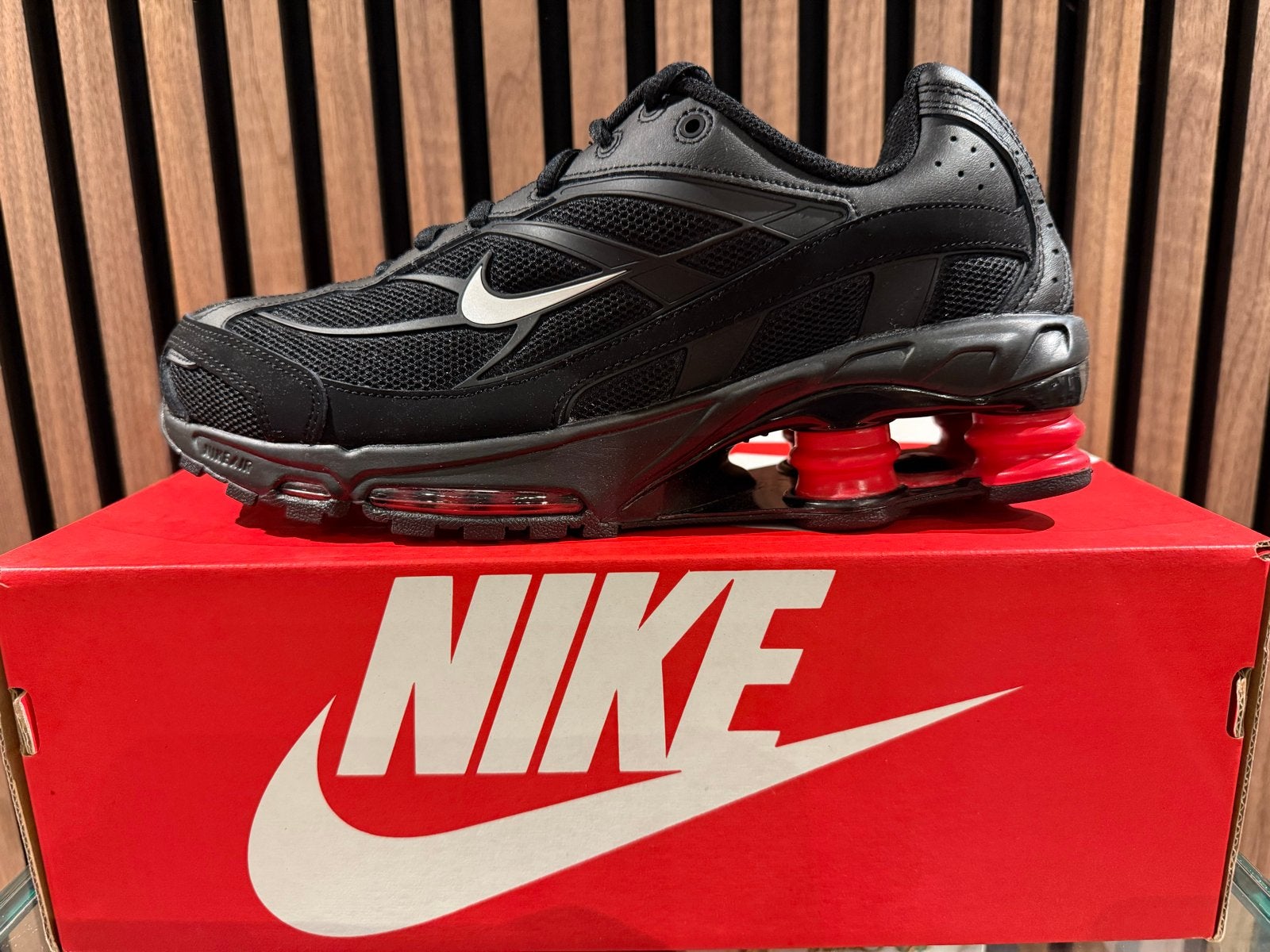 Nike Shox Ride 2 Black Metallic Silver II7635-001 mt43 nieuw, Ophalen of Verzenden, Nieuw, Zwart, Sneakers of Gympen