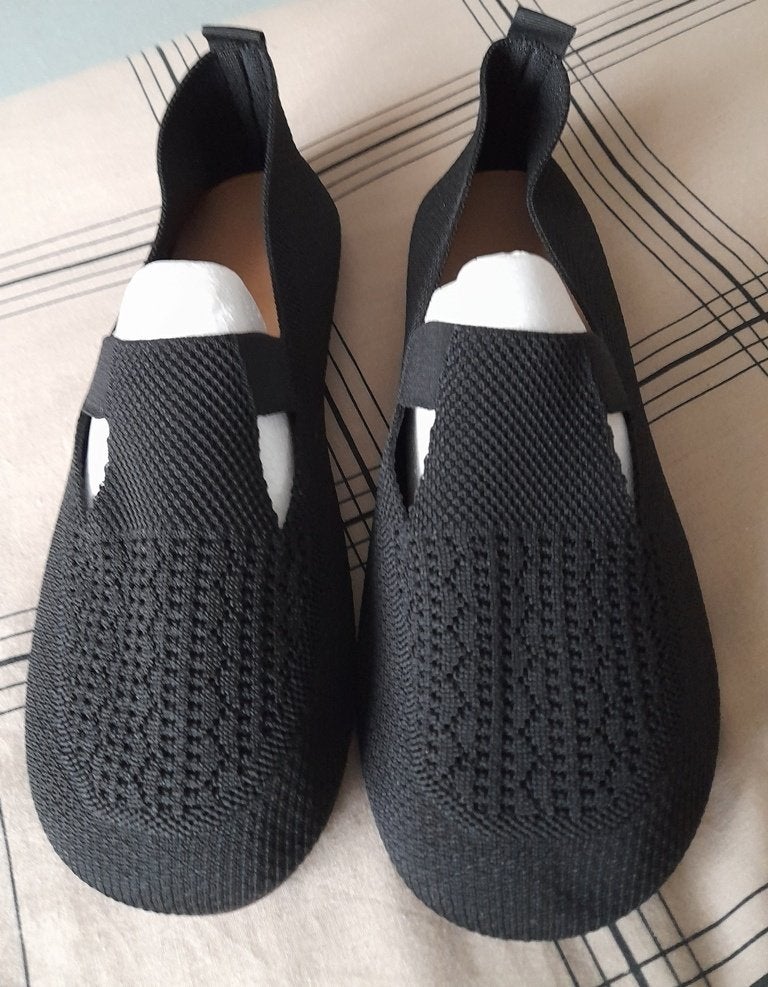 Zwarte instappers/ballerina's maat 41, Ophalen, Nieuw, Instappers, Zwart