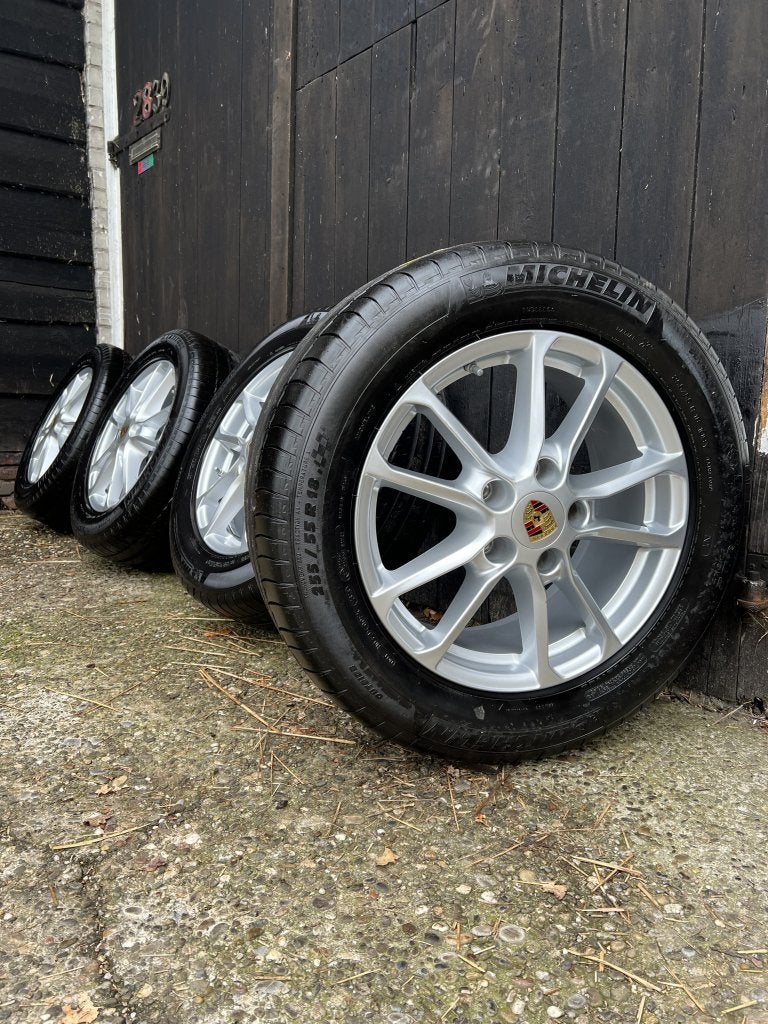 Originele Porsche Cayenne velgen zomer set 5x130 18” 6mm