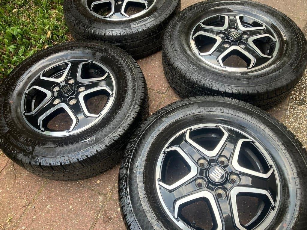 Fiat Ducato velgen allseason camperbanden steek 5x130, Ophalen, Gebruikt