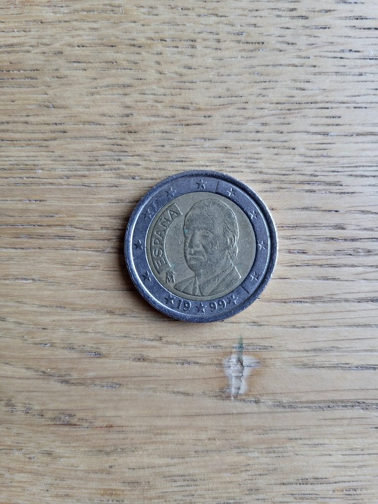 2 euromunt spanje 1999, Ophalen of Verzenden, Spanje, 2 euro, Losse munt