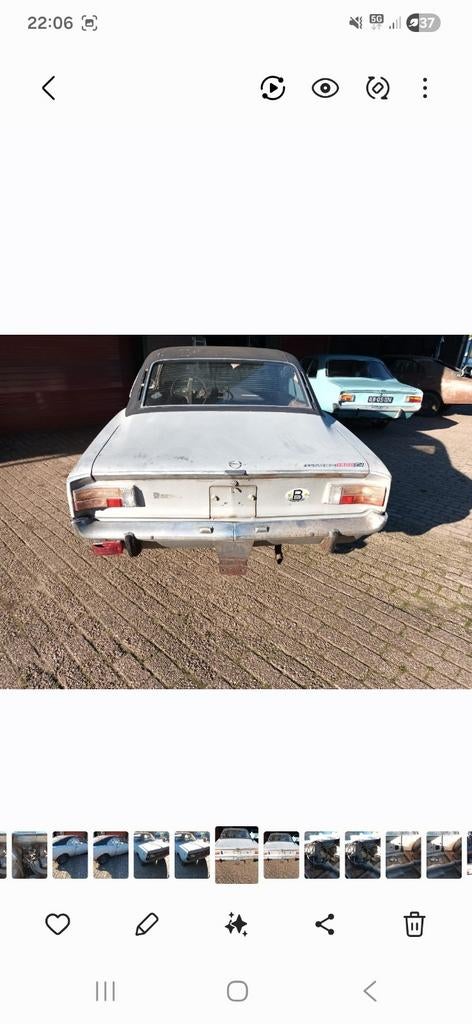 Opel rekord c coupe commodore a coupe oldtimer, Auto's, Oldtimers, Particulier, Te koop