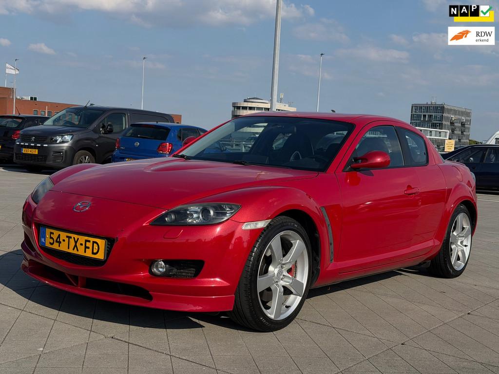 Mazda RX-8 1.3 Renesis HP Clima Cruise Leer Camera StoelVerw, Auto's, Mazda, Bedrijf, Te koop, RX-8, ABS, Achteruitrijcamera, Airbags