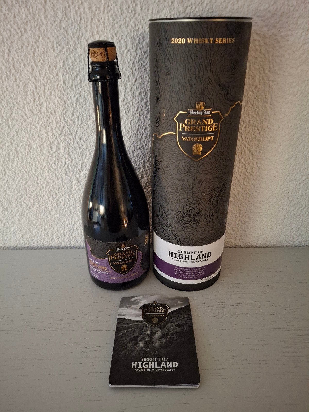 Hertog Jan Grand Prestige Vatgerijpt 2020 Whisky- Highland, Ophalen of Verzenden, Nieuw, Flesje(s), Hertog Jan