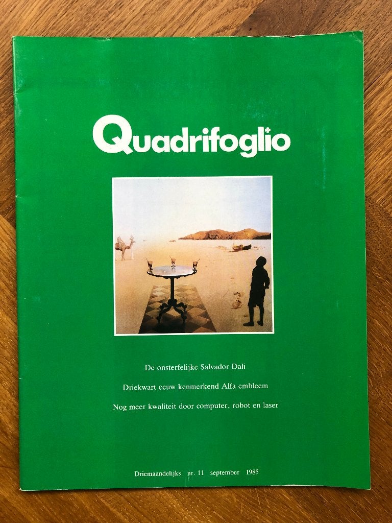 Alfa Romeo tijdschrift Quadrifoglio nr. 11 september 1985, Alfa Romeo, Nieuw, Ophalen of Verzenden, Alfa Romeo