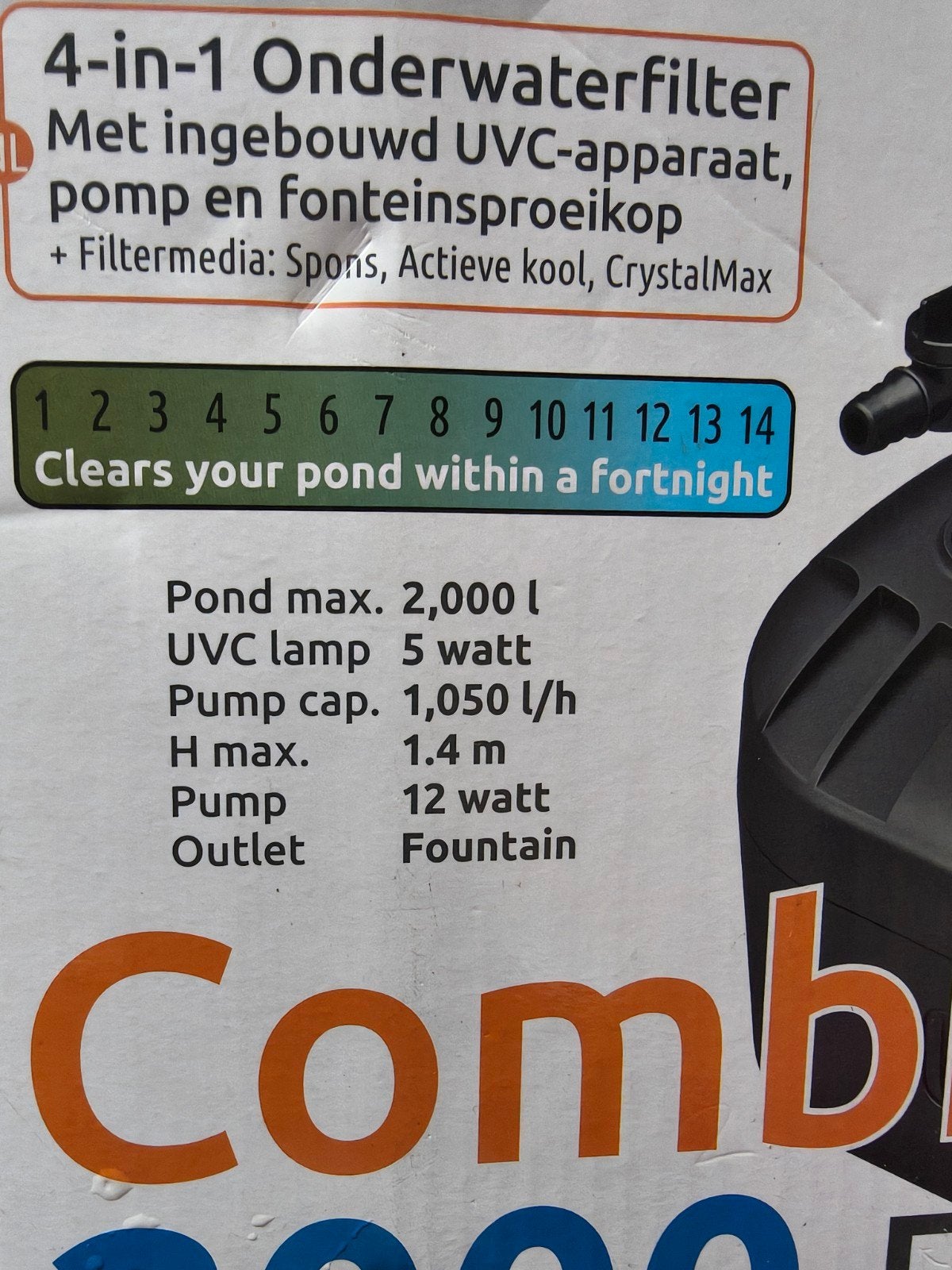 Vijver pomp, Tuin en Terras, Vijver-toebehoren, Zo goed als nieuw, Vijverpomp, Ophalen of Verzenden