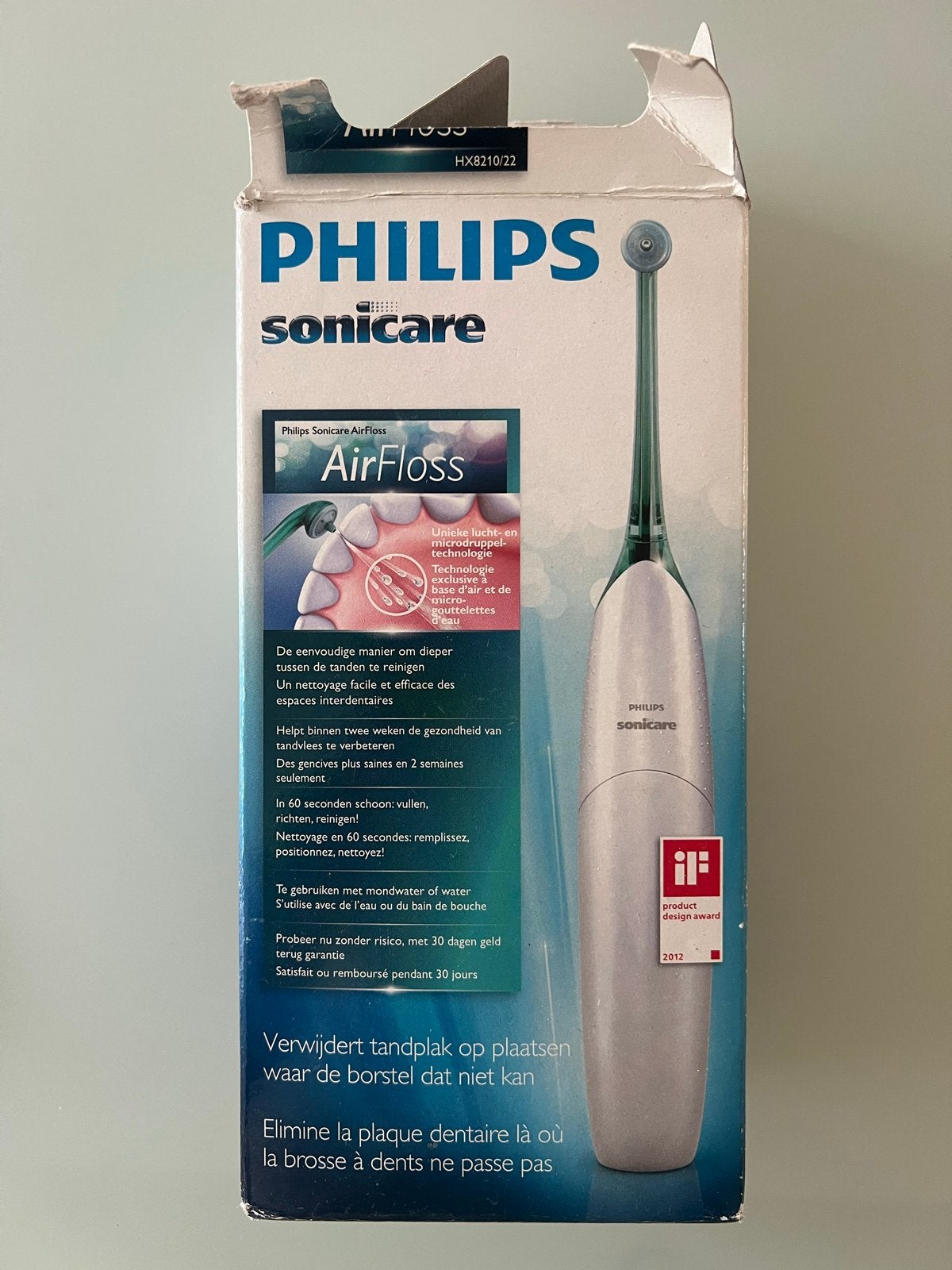 Philips Sonicare AirFloss HX8210/22 Monddouche, Ophalen of Verzenden, Zo goed als nieuw, Mondverzorging